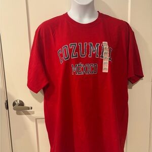 NWT-Cozumel México Red T-Shirt